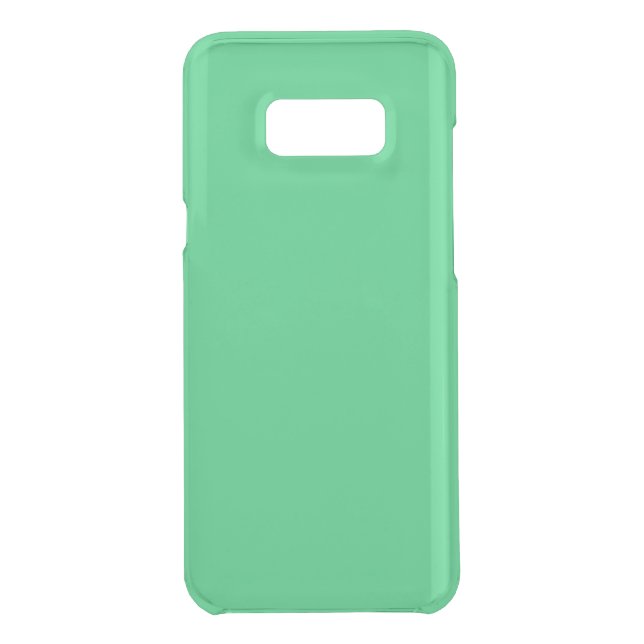 Android green (solid color)  uncommon samsung galaxy case (Back)