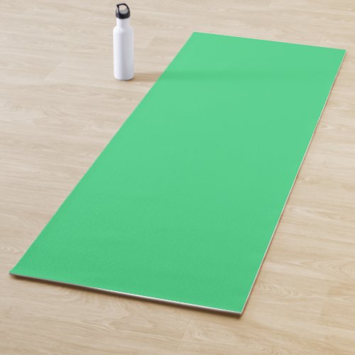 Android green solid color  yoga mat