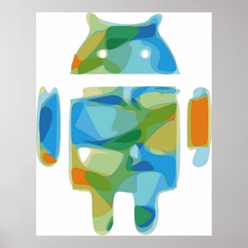 Android Inspired Mobile Phone Operating System Des Poster