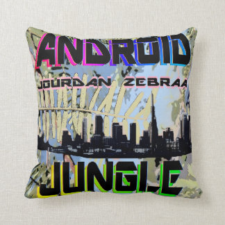 Android Jungle Famous MixTape Pillow 16"x16