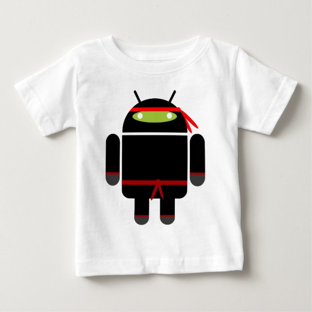 Android Ninja Baby T-Shirt (Front)
