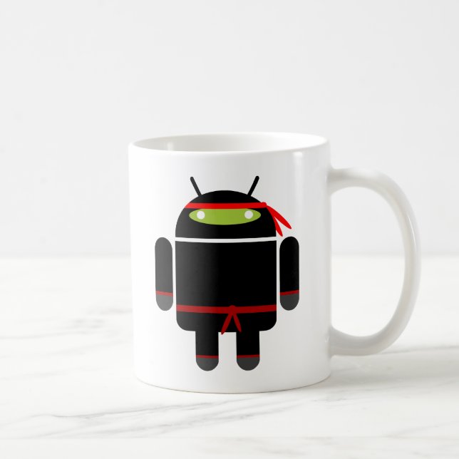 Android Ninja Coffee Mug (Right)