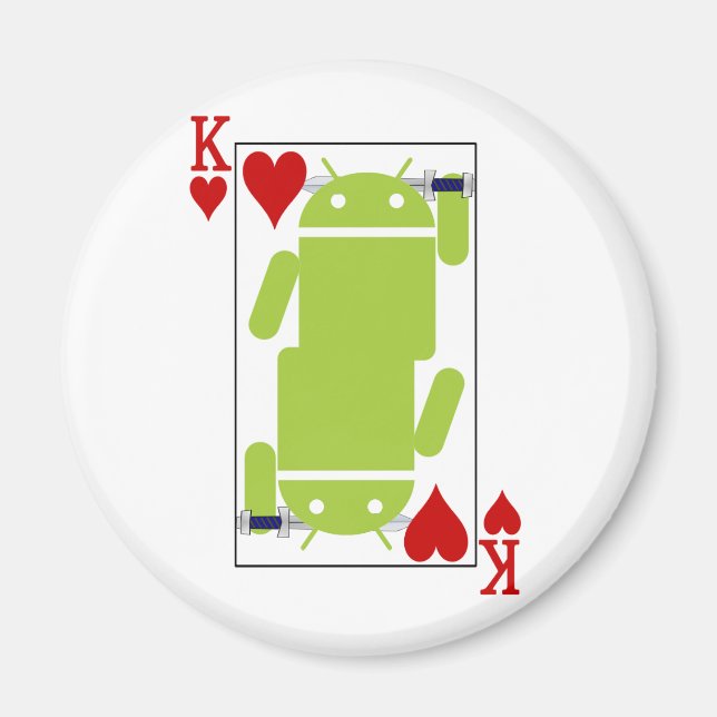 Android of Hearts Magnet (Front)