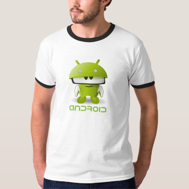 Android Retro Style T-Shirt (Front)