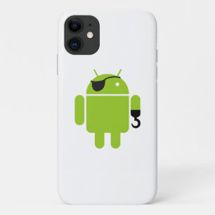 Android Robot Iconic Pirate Style iPhone 11 Case