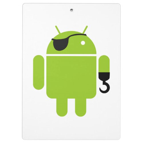 Android Robot Mighty Pirate Clipboard