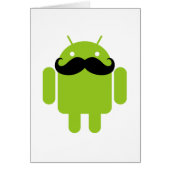 Android Robot Mustache (Front)