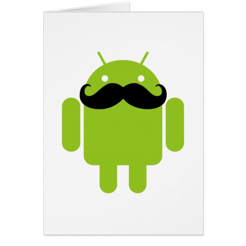 Android Robot Mustache