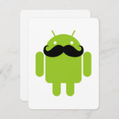 Android Robot Mustache (Front/Back)