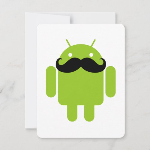 Android Robot Mustache