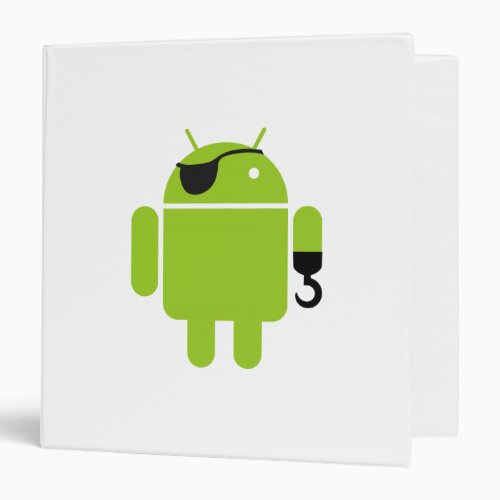 Android Robot Pirate Style Binder