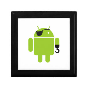 Android Robot Pirate Style Gift Box