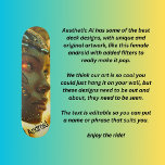Android skateboard<br><div class="desc">A humanoid robot, or android which is what I've called this one, a cool design specifically for the decks for skateboarding. The word "Android" can be edited so you can more personalize it to your needs. Generative content. Contact me if you have any questions or suggestions and I'll get back...</div>
