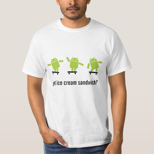 Android Skateboarding T-Shirt (Front)