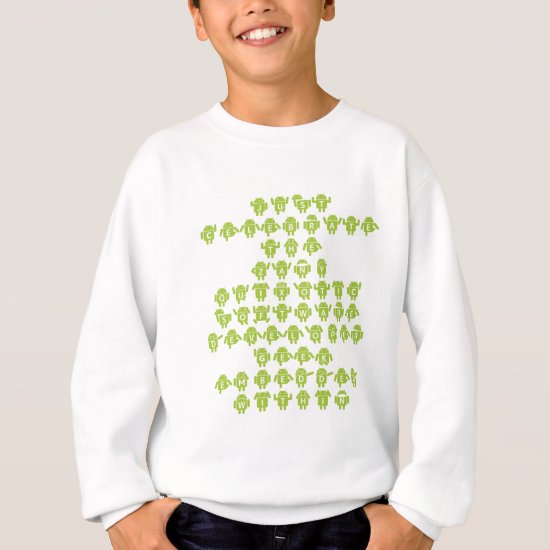 Android Software Developer Saying (Upper Case) Sweatshirt