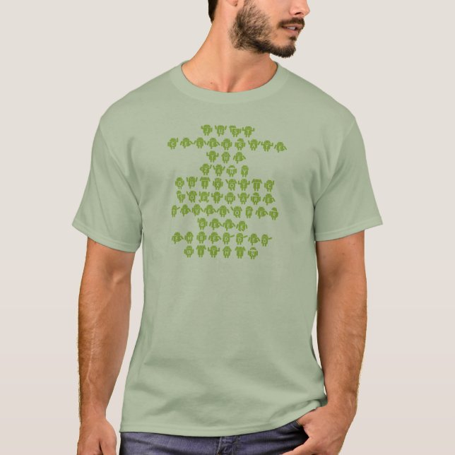 Android Software Developer Saying (Upper Case) T-Shirt (Front)