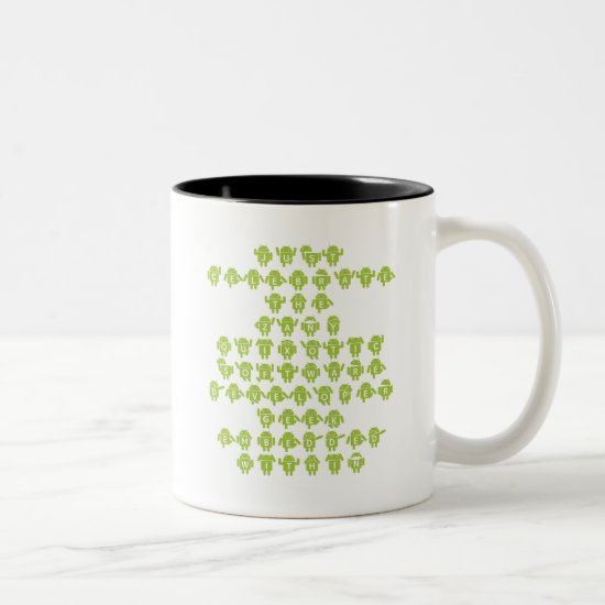 Android Software Developer Saying (Upper Case) Two-Tone Coffee Mug
