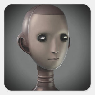 Android Square Sticker