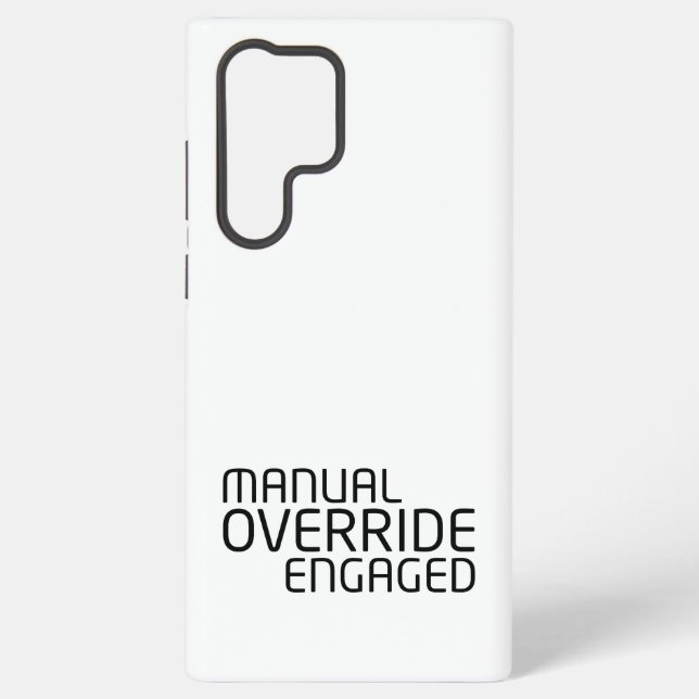 Android System Manual Interface  Samsung Galaxy Case (Back)