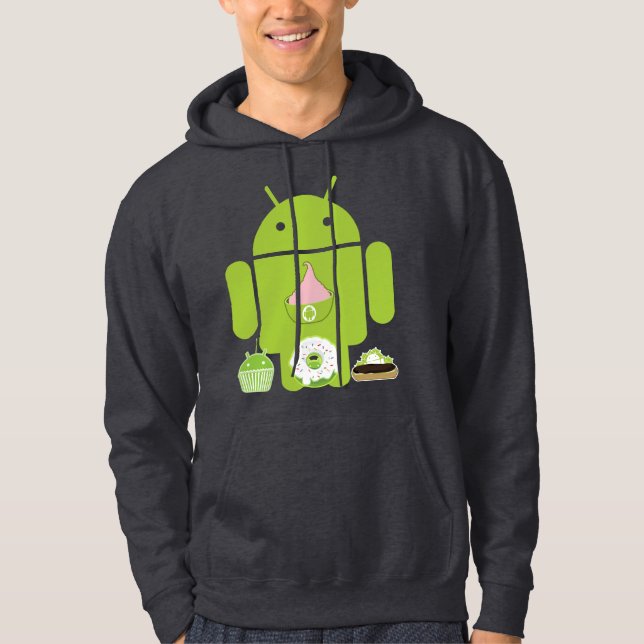 Android Versions Hoodie (Front)