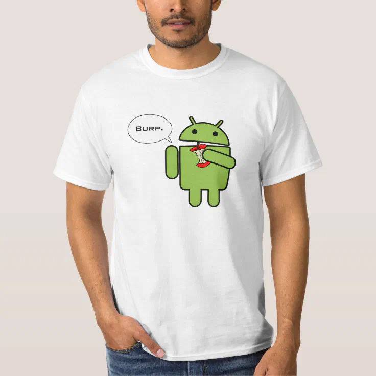 Apple vs android t shirt Clearance