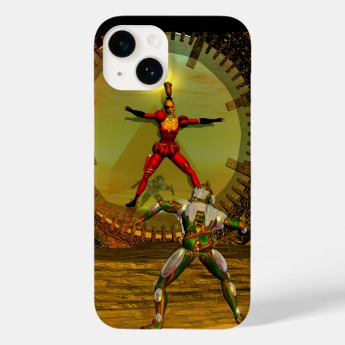 ANDROID XENIA MEETS CYBORG TITAN Sci_Fi Case_Mate iPhone 14 Case