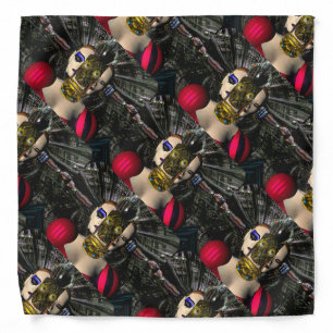 ANDROID XENIA SPACESHIP PILOT Science Fiction Bandana