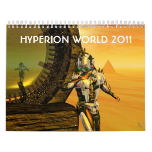 ANDROIDS ,CYBORGS FROM HYPERION WORLD 2017 Sci-Fi Calendar