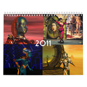 ANDROIDS ,CYBORGS FROM HYPERION WORLD 2017 Sci-Fi Calendar