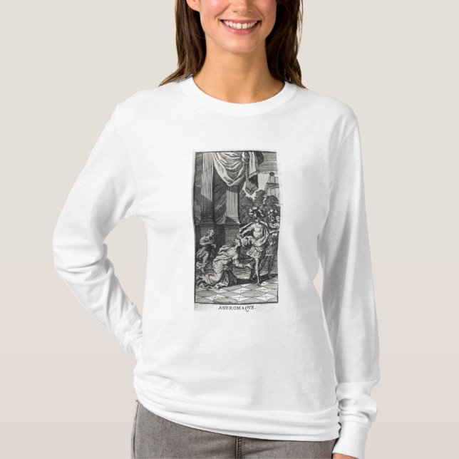 Andromache at the Feet of Pyrrhus T-Shirt (Front)