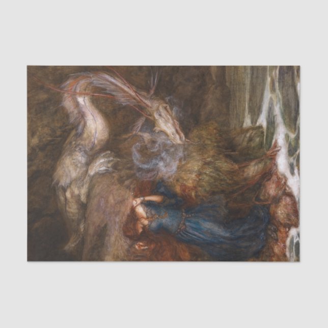 Andromeda by Arthur Rackham Tissue Paper (Front)