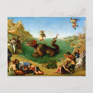 Andromeda Freed by Perseus by Piero di Cosimo Postcard