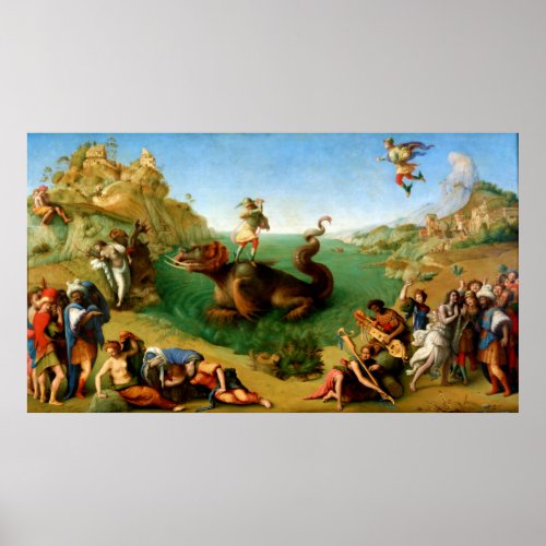 Andromeda Freed by Perseus by Piero di Cosimo Poster