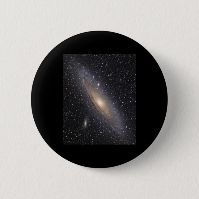 Andromeda Galaxy Button (Front)