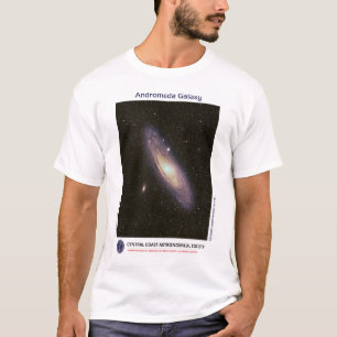 Andromeda Galaxy by Lee Coombs Front Tee