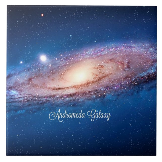 Andromeda Galaxy  Ceramic Tile (Front)