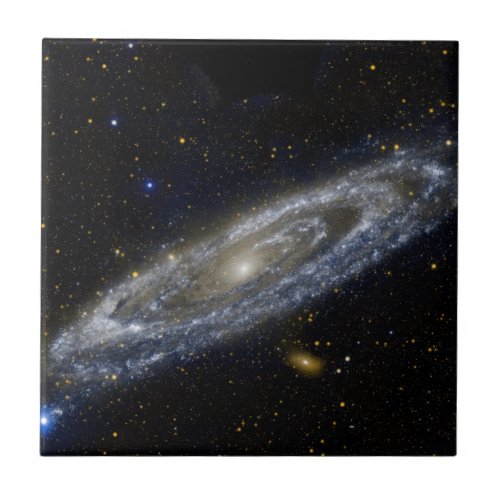 Andromeda galaxy milky way cosmos universe ceramic tile
