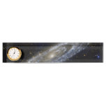 Andromeda galaxy milky way cosmos universe desk name plate