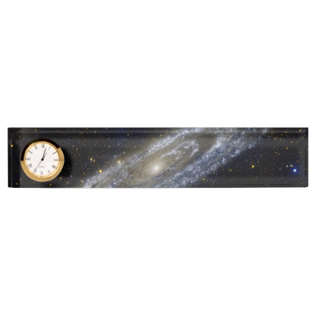 Andromeda galaxy milky way cosmos universe desk name plate (Front)