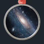 andromeda galaxy milky way cosmos universe metal ornament<br><div class="desc">andromeda galaxy milky way cosmos universe</div>