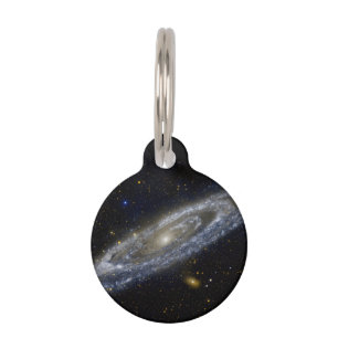 Andromeda galaxy milky way cosmos universe pet ID tag