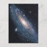 andromeda galaxy milky way cosmos universe postcard