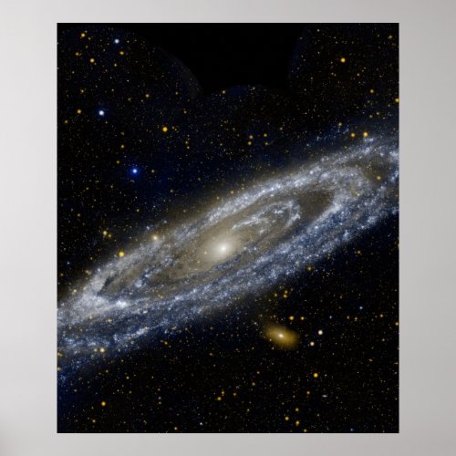 Andromeda galaxy milky way cosmos universe poster