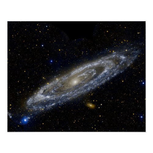 Andromeda galaxy milky way cosmos universe poster