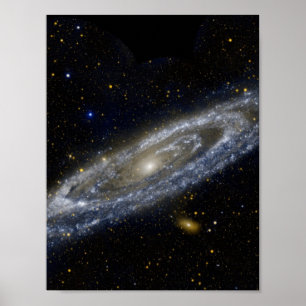 Andromeda galaxy milky way cosmos universe poster