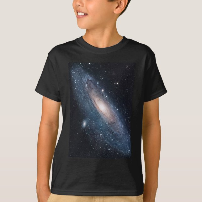 andromeda galaxy milky way cosmos universe T-Shirt (Front)