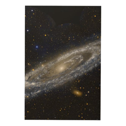 Andromeda galaxy milky way cosmos universe wood wall art