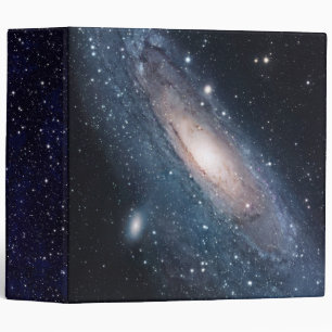 Andromeda Galaxy Milky Way Stars Astronomy Elegant 3 Ring Binder