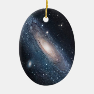 Andromeda Galaxy Milky Way Stars Universe Ceramic Ornament