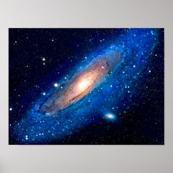Andromeda Galaxy Poster by interstellaryeller at Zazzle